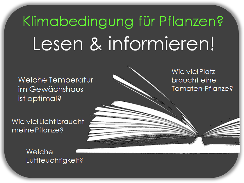 Klimabedingung für Pflanzen - Lesen und Informieren
