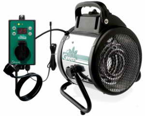 Bio Green Elektrogebläseheizung Palma digital + Thermostat Thermo 2