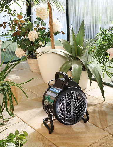Bio Green Elektrogebläseheizung Palma manuell, silber/schwarz, 2000 Watt - 2