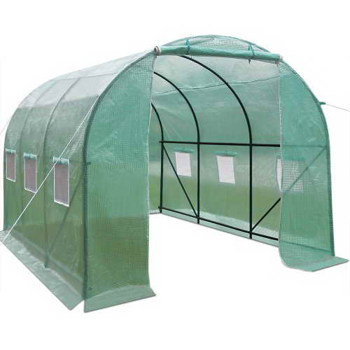 Foliengewächshaus 7m² 350x200x200cm Gewächshaus Treibhaus Pflanzenhaus Tomatenhaus Aufzucht - 1