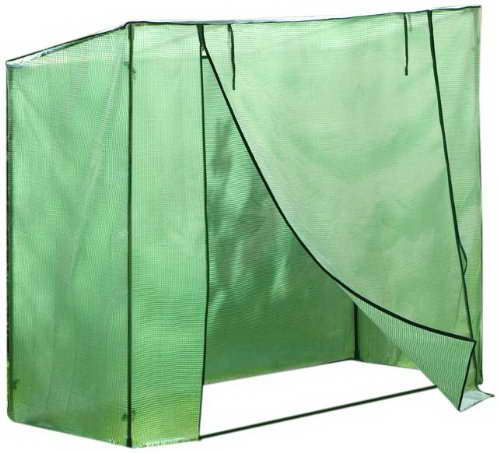 Noor Gewächshaus PE, Grün, 200 x 80 x 170 cm - 1