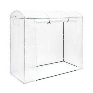 Relaxdays Tomatengewächshaus TAMARA XL mit rundem Dach HBT 170 x 200 x 82 cm Tomatenhaus zur Anzucht von Tomaten Paprika und mehr großes Gewächshaus als Frühbeet und Tomatenzelt UV beständig, grün - 1