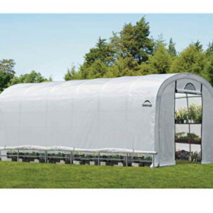 ShelterLogic Gewächshaus, Foliengewächshaus, Tomatenhaus // 730x370x250cm (LxBxH) // 27m² // Folienhaus & Folienzelt - 1