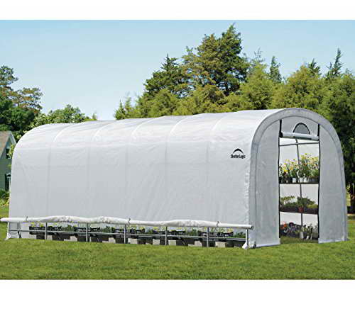 ShelterLogic Gewächshaus, Foliengewächshaus, Tomatenhaus // 730x370x250cm (LxBxH) // 27m² // Folienhaus & Folienzelt - 1