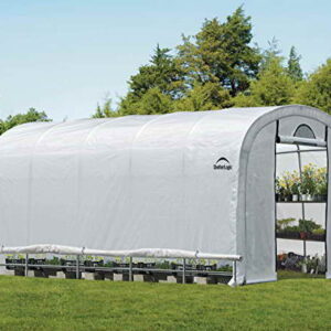 ShelterLogic Gewächshaus, Foliengewächshaus, Tomatenhaus // 610x370x250cm (LxBxH) // 22,57m² // Folienhaus & Folienzelt - 1