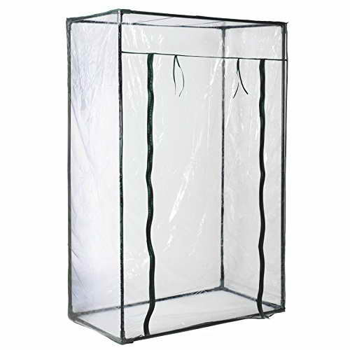 Tomaten Gewächshaus 100x50x150cm PVC grün - 1
