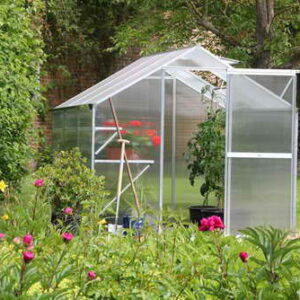 Gewächshaus "Flora III" (5,15 m², Aluminium blank) - 1