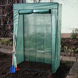 Gewächshaus GreenHouse COMPACT Breite: 105cm Tiefe: 0,55cm Höhe: 155cm Tomatenhaus Frühbeet Pflanzenhaus Folienzelt - 1