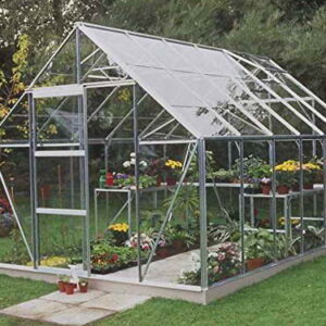 Halls Gewächshaus Universal 128 Alu Blankglas - 1