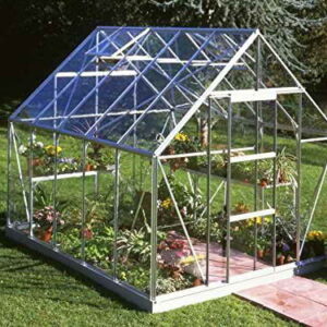 Halls Gewächshaus Universal 108 Alu Blankglas - 1