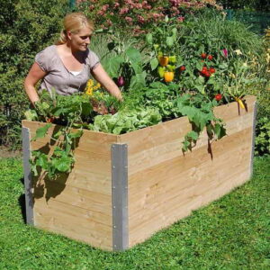 Hochbeet aus Lärchenholz 200 x 91 cm - 1