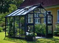 Juliana Gewächshaus Premium 8.8 anthrazit Sicherheitsglas - 1