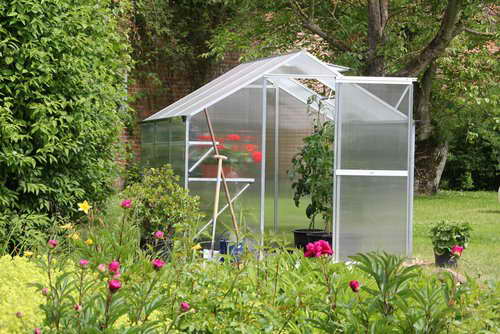 KGT Gewächshaus "Flora IV" 6,83 m² (anthrazit-grau) - 1