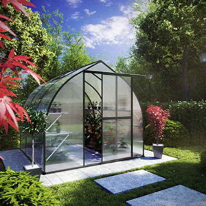 KGT Gewächshaus »Rhodo III (BxT: 227x227)« anthrazit - 1