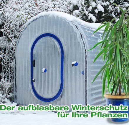 Aufblasbares Gewächshaus WinterSafe M 150x150x170cm -