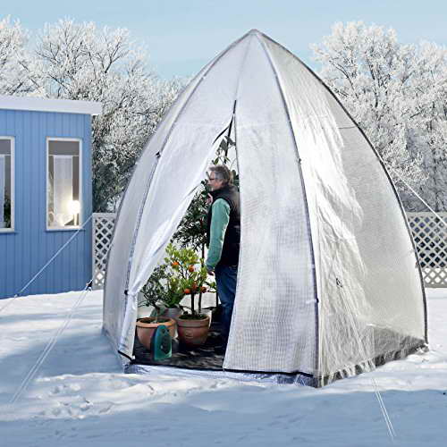 Vitavia Pflanzenzelt TROPICAL ISLAND "XL" mit 340 cm Durchmesser und 280 cm Firsthöhe -