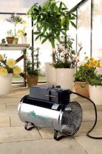 Bio Green Elektrogebläseheizung Phoenix, silber/schwarz - 