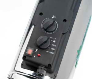 Bio Green Elektrogebläseheizung Phoenix, silber/schwarz - 