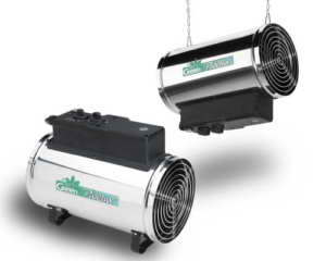Bio Green Elektrogebläseheizung Phoenix, silber/schwarz - 
