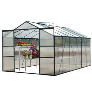 Outsunny® Alu Gewächshaus Treibhaus Frühbeet Tomatengewächshaus 6,25 m² - 9,28 m², 4 Größen 2 Typen NEU (XL ohne Stahlfundament) -
