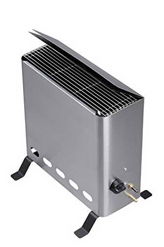 Tepro Gewächshausheizer mit Thermostat Gasheizgerät, 4,2 kW, Silber - 