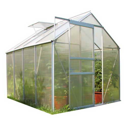 Zelsius - Aluminium Gewächshaus, Garten Treibhaus - 4,75m² -