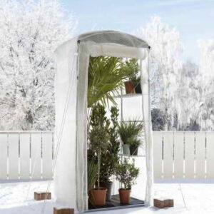 Bio Green PTF 100 Patioflora Tomatenhaus 220 x 100 x 80 cm für Terasse und Garten, 4 Jahreszeiten -