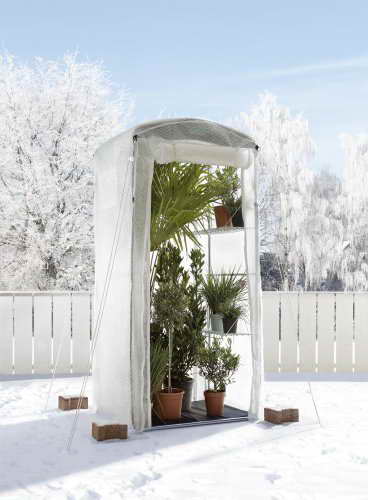 Bio Green PTF 100 Patioflora Tomatenhaus 220 x 100 x 80 cm für Terasse und Garten, 4 Jahreszeiten -