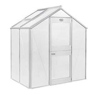 Beckmann Gewächshaus, alu natur, 134 x 200 x 220 cm, U3-D-AN -