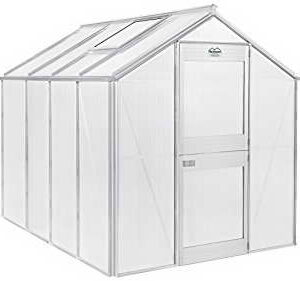 Beckmann Gewächshaus, alu natur, 257 x 200 x 220 cm, U5-D-AN -