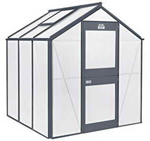 Beckmann Gewächshaus, anthrazitgrau, 196 x 200 x 220 cm, U4-D-AE -