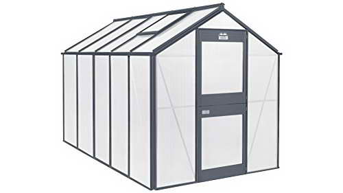 Beckmann Gewächshaus, anthrazitgrau, 319 x 200 x 220 cm, U6-D-AE -