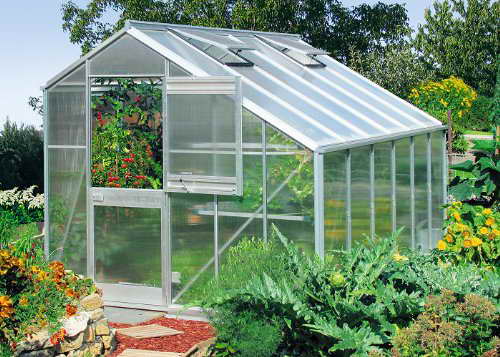 Beckmann Gewächshaus Typ Allgäu Modell S100 256x381 cm - 