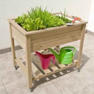 Hochbeet auf Rädern -