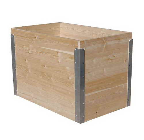 Hochbeet aus Lärchenholz 121 x 75 cm - 