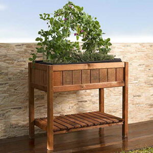 Hochbeet Provence 76x80x40cm Minigemüsegarten Kräutergarten Minibeet Blumen Garten Haube Folie -