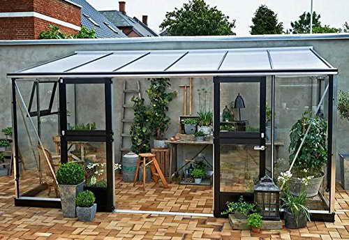 Juliana Gewächshaus Veranda 4.4 Alu Sicherheitsglas -