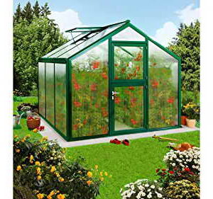 BECKMANN Gewächshaus Allplanta® 3, BxT: 270x508 cm, grün dunkelgrün -
