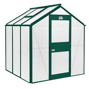 Beckmann Gewächshaus, moosgrün, 196 x 200 x 220 cm, U4-D-GE -