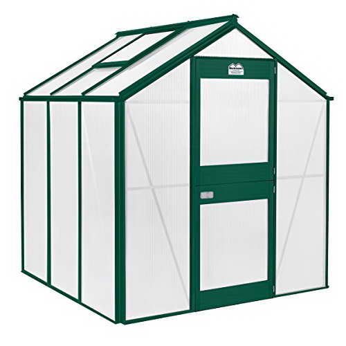 Beckmann Gewächshaus, moosgrün, 196 x 200 x 220 cm, U4-D-GE - 