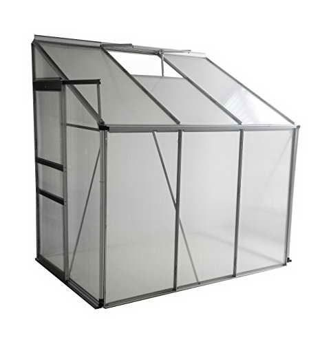 Gewächshaus Treibhaus Tomatenhaus Beistellgewächshaus Frühbeetkasten 3,65 m³ -