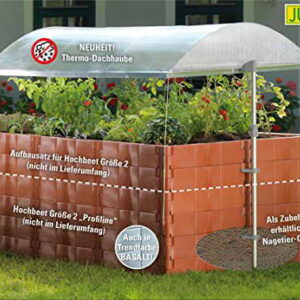 JUWEL 20114 Thermo-Dachhaube für Hochbeet Größe 2 "Profiline" -