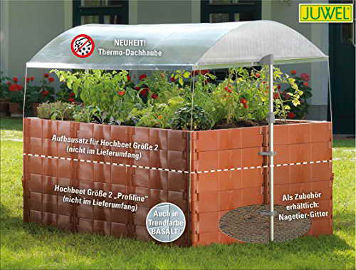 JUWEL 20114 Thermo-Dachhaube für Hochbeet Größe 2 "Profiline" - 