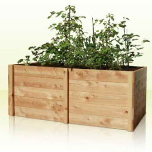 Profi Hochbeet Lärchenholz199cmx97cm, Höhe 80cm,inkl.Zubehör (Folie,Draht) -