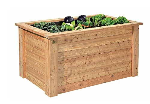 Hochbeet Melk Lärchenholz naturbelassen 150x90x80cm - 
