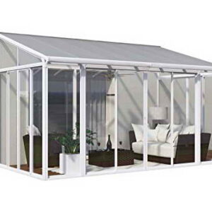 Palram Sanremo Lean zu Wintergarten - Robuste Struktur Wintergarten -