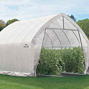ShelterLogic Foliengewächshaus, Gewächshaus, Tomatengewächshaus 24,4 m² // 390x610 cm (BxT) // Folienhaus & Tomatenhaus * EXKLUSIVPRODUKT * -