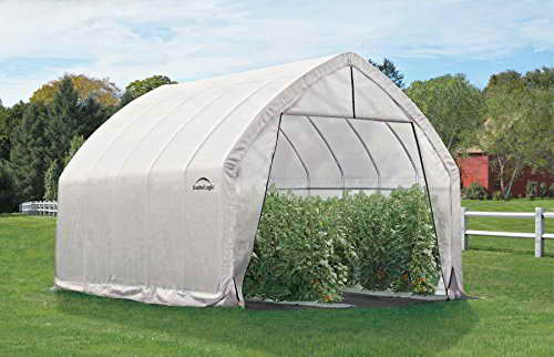 ShelterLogic Foliengewächshaus, Gewächshaus, Tomatengewächshaus 24,4 m² // 390x610 cm (BxT) // Folienhaus & Tomatenhaus * EXKLUSIVPRODUKT * - 